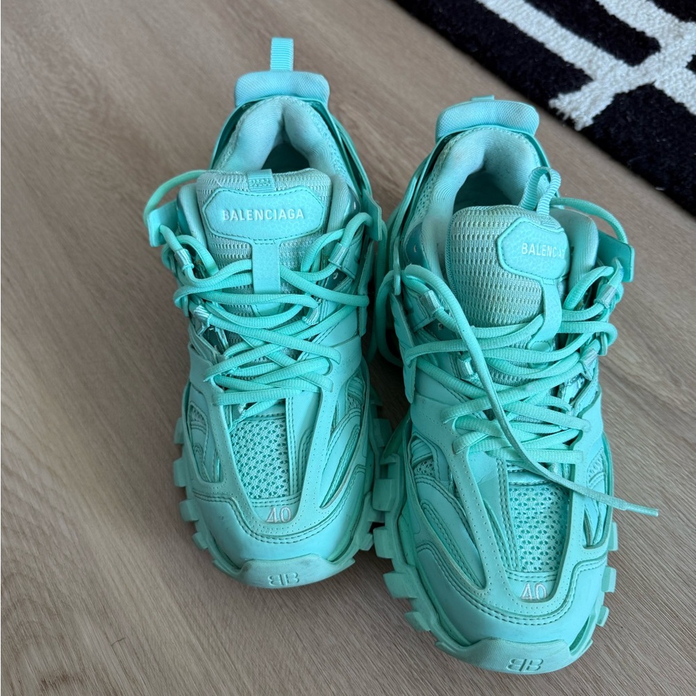 Balenciaga track sneakers size 40, can fit a women’s size 8.5/9 or men’s 7.5/8